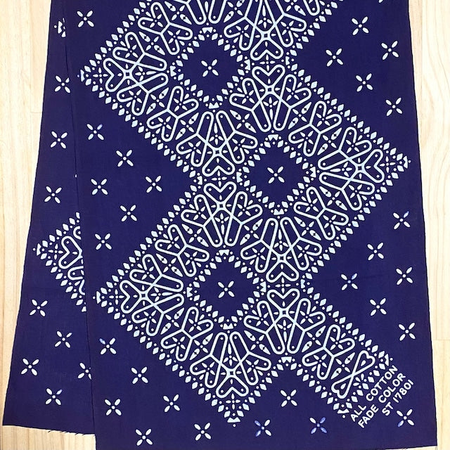 Bandana Tenugui, バンダナ柄手ぬぐい Sugeetextile: ST17801 Cross