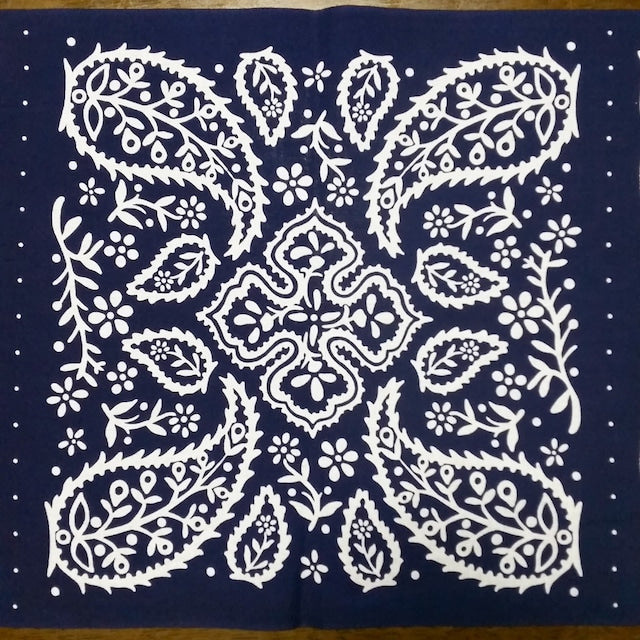 Bandana Tenugui, バンダナ柄手ぬぐい Sugeetextile: ST17806 米国紋2, 3 in 1