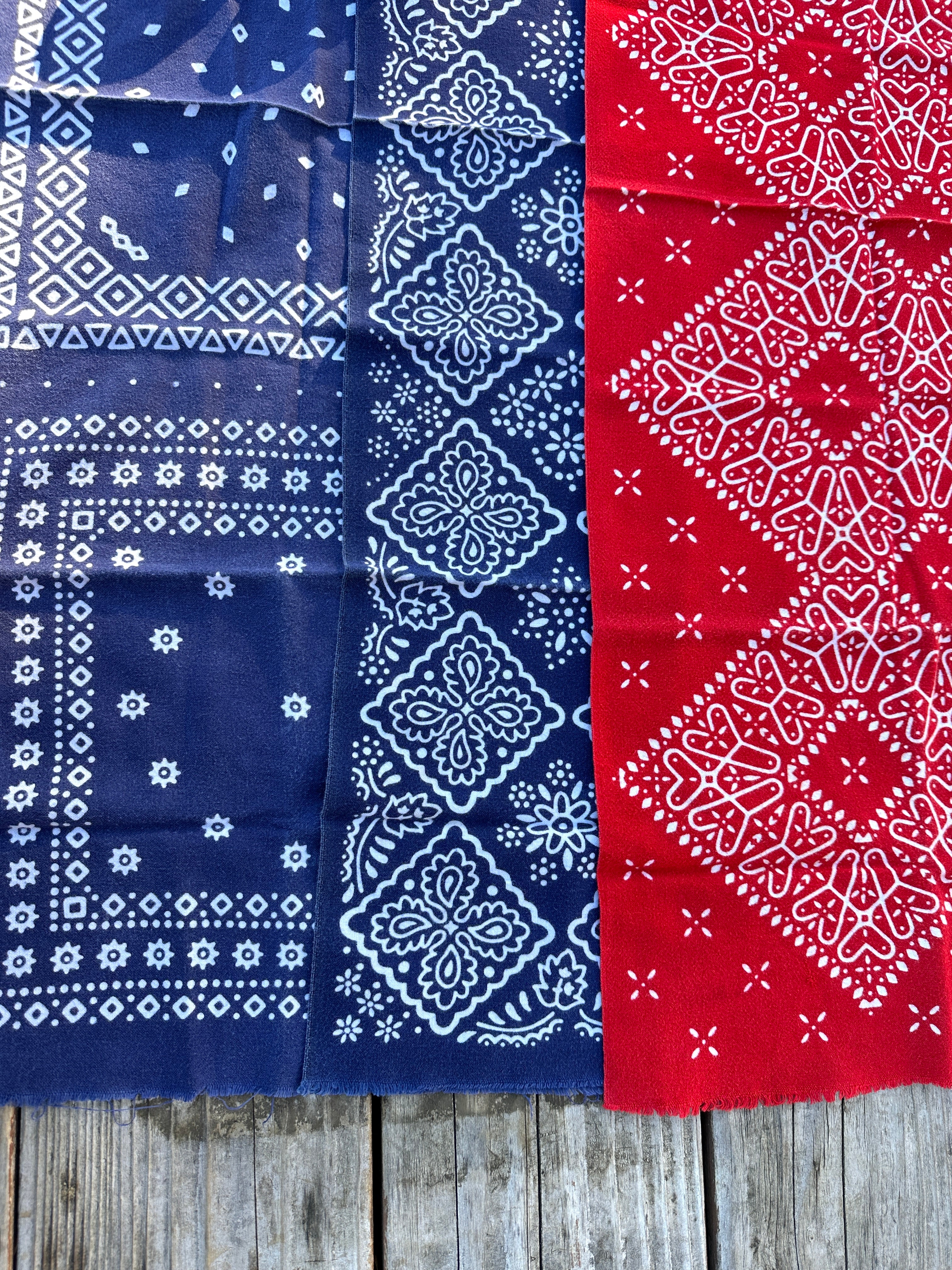 Bandana Tenugui, バンダナ柄手ぬぐい Sugeetextile: ST17801 Cross