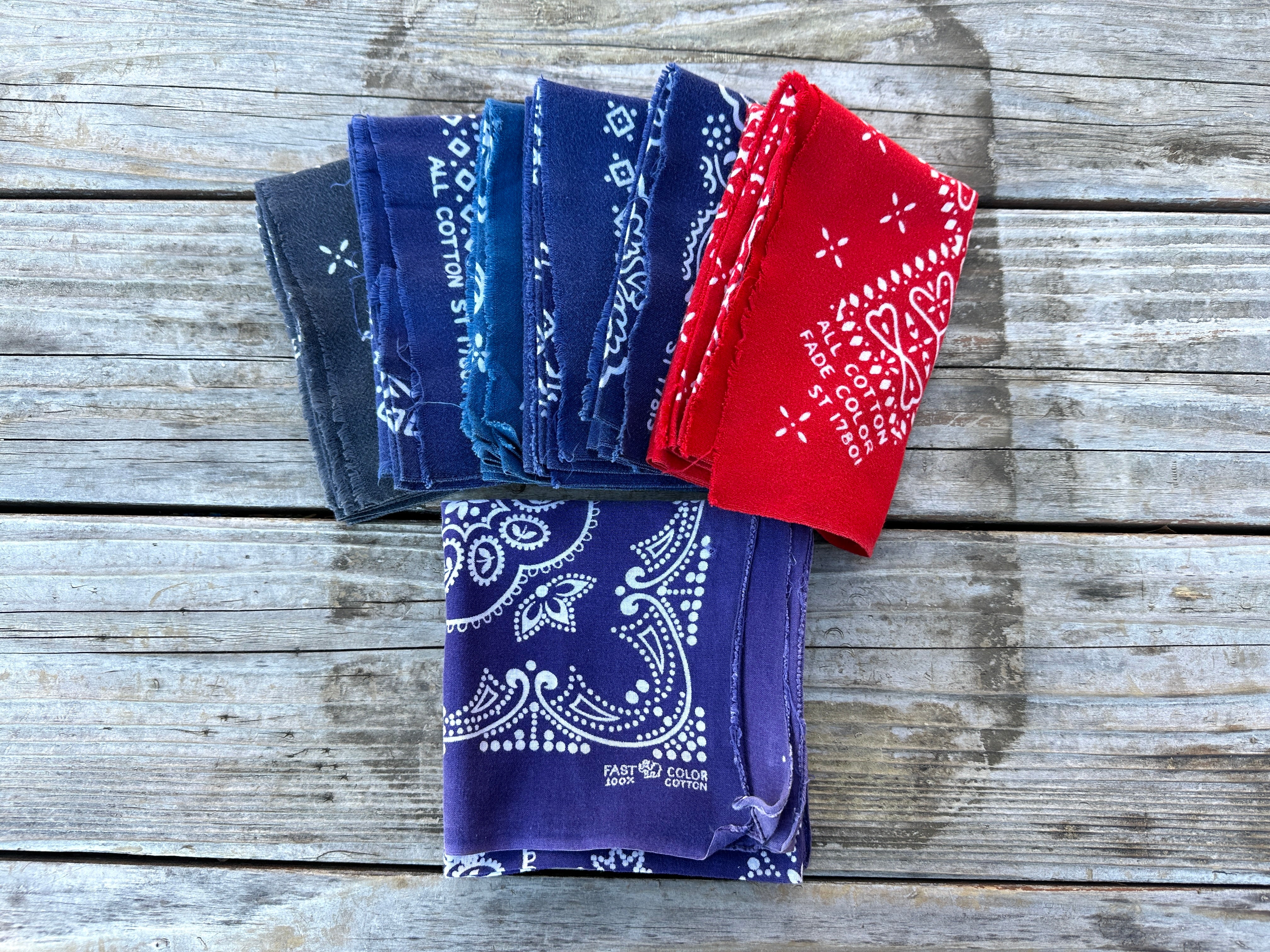 Bandana Tenugui, バンダナ柄手ぬぐい Sugeetextile: ST17812 Paisley